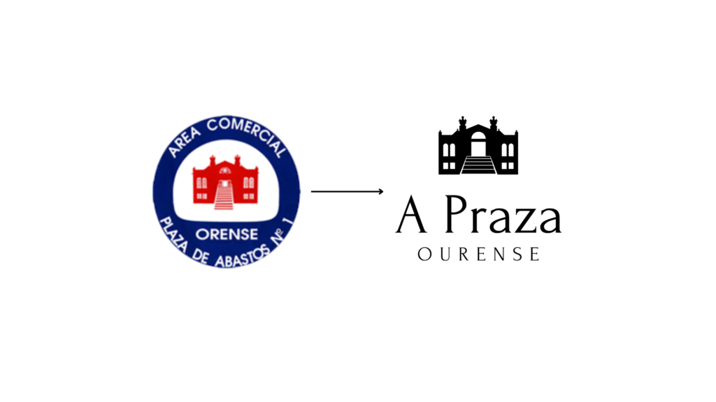praza abastos ourense evolucion logotipo